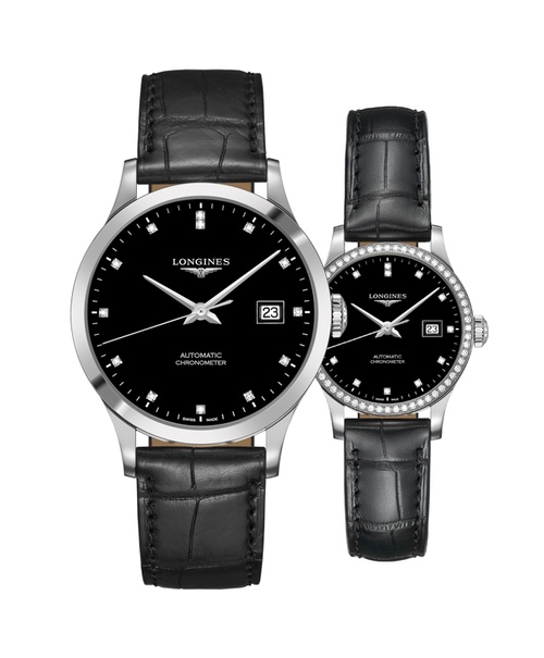 Đồng hồ đôi Longines Record L2.821.4.57.2 và L2.321.0.57.2