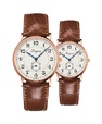 Đồng hồ đôi Longines Présence Heritage L4.785.8.73.2 và L4.767.8.73.2 small