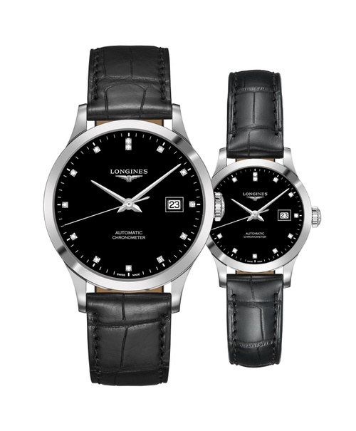 Đồng hồ đôi Longines Record L2.821.4.57.2 và L2.321.4.57.2